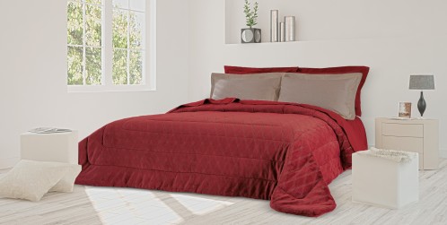 Κουβερτοπάπλωμα Ultrasoft Καπιτονέ 220x240 Garnet