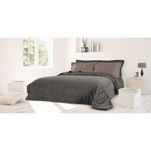 Κουβερτοπάπλωμα Ultrasoft Καπιτονέ 220x240 Graphite