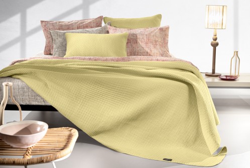 Guy Laroche Κουβερλί Υπέρδιπλο 220X240 Riva Lime σετ με μαξιλαροθήκη 50x50