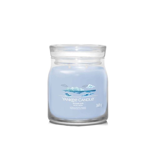 Yankee Candle Αρωματικό Κερί Signature σε Γυάλινο Δοχείο Medium σειρά Ocean Air