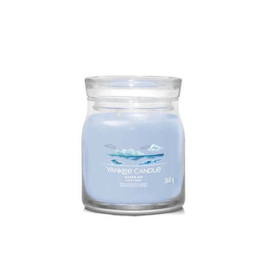 Yankee Candle Αρωματικό Κερί Signature σε Γυάλινο Δοχείο Medium σειρά Ocean Air