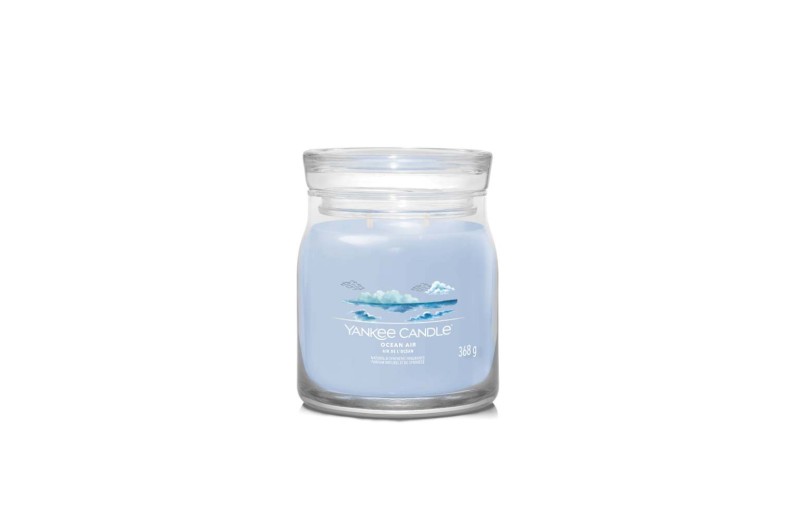 Yankee Candle Αρωματικό Κερί Signature σε Γυάλινο Δοχείο Medium σειρά Ocean Air