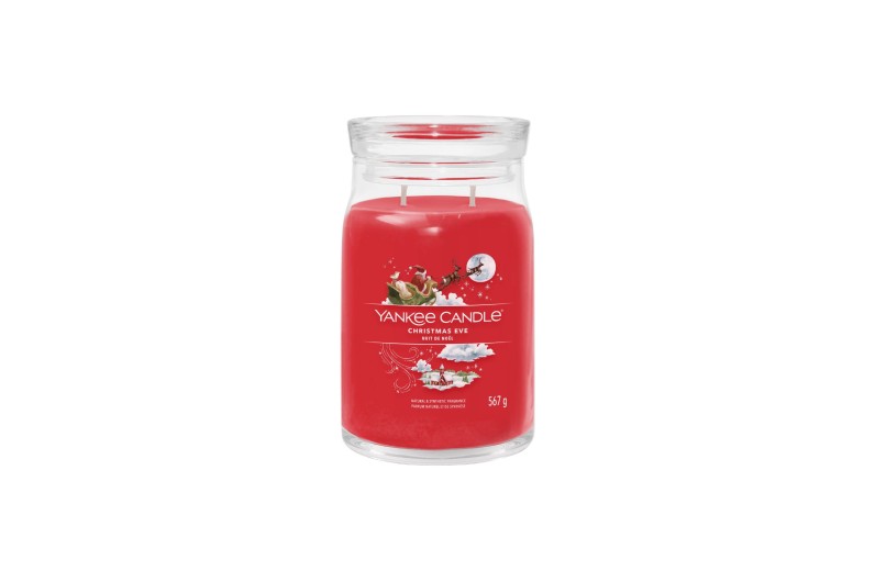Yankee Candle Αρωματικό Κερί Signature σε Γυάλινο Δοχείο Large σειρά Christmas Eve