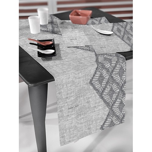 Runner (2 όψεων) 2032 Anthracite της Saint Clair (40×160)