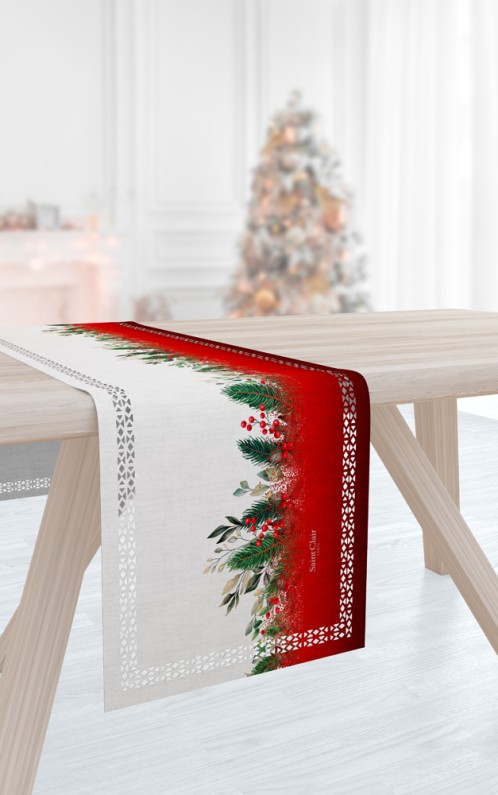 Χριστουγεννιάτικο runner laser-cut Saint Clair 2034 40X160