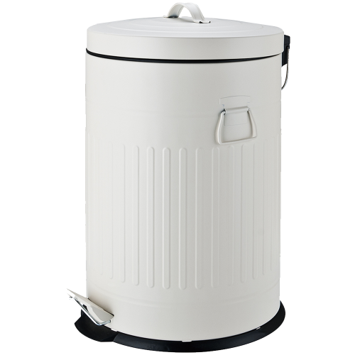Κάδος κουζίνας 20 λίτρα λευκός ματ 29x46cm
