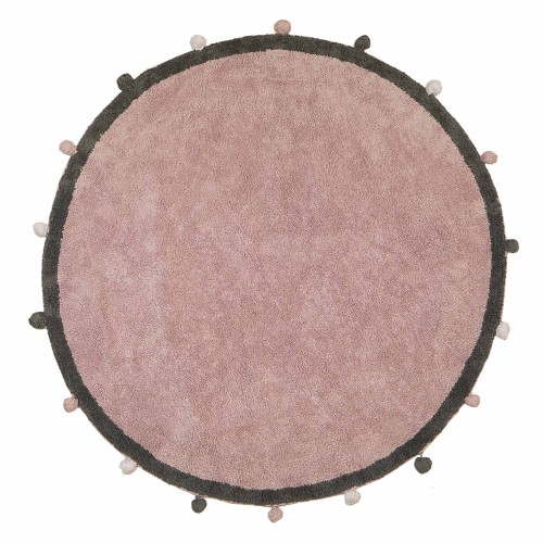 ΧΑΛΙ ΒΑΜΒΑΚΕΡΟ PINK GREY 150cm διάμετρος