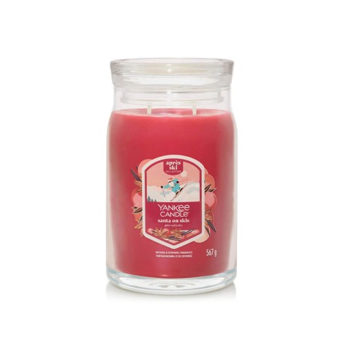 Yankee Candle Κερί σε Γυάλινο Δοχείο Large σειρά Santa on Skis