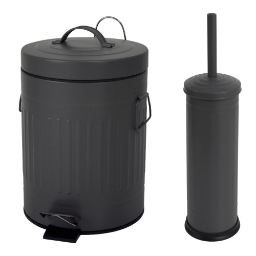 Σετ κάδος 5 lt soft close με πιγκάλ Γκρι