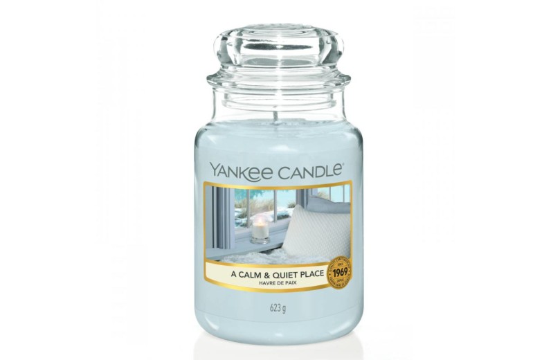 Yankee Candle Αρωματικό Κερί σε Γυάλινο Δοχείο Medium σειρά A Calm & Quite place 411gr