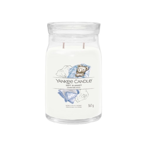 Yankee Candle Αρωματικό Κερί σε Γυάλινο Δοχείο Large σειρά Soft Blanket 623gr