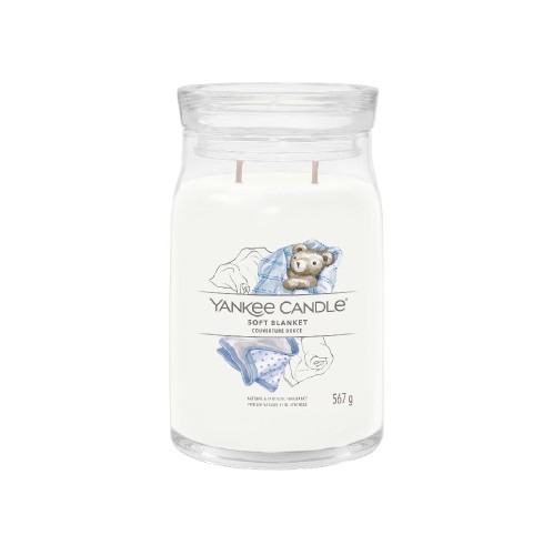Yankee Candle Αρωματικό Κερί σε Γυάλινο Δοχείο Large σειρά Soft Blanket 623gr
