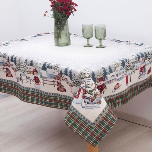 Χριστουγεννιάτικο Τραπεζομάντηλο 140x180 (Σχ. 8944)