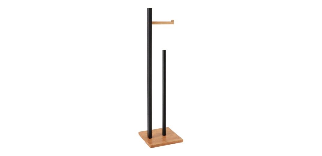 Βάση bamboo με θέση για χαρτί υγείας 91x20x20cm