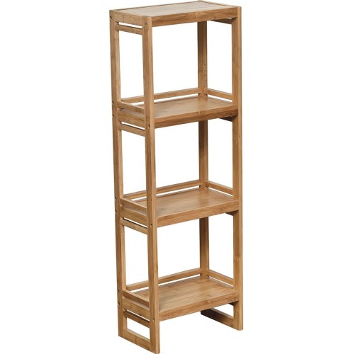 Έπιπλο Bamboo με 4 Ράφια 33x20x100 cm