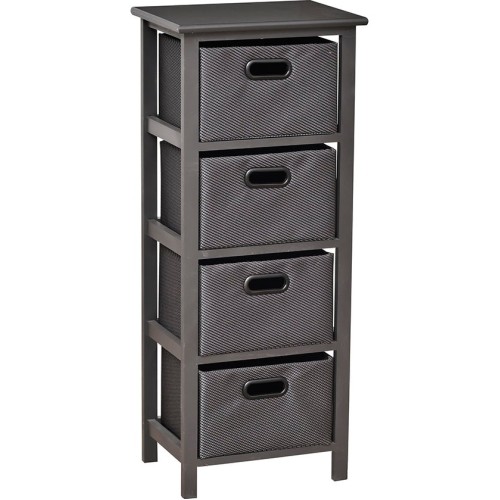 Έπιπλο Mdf με 4 Συρτάρια από Polyester