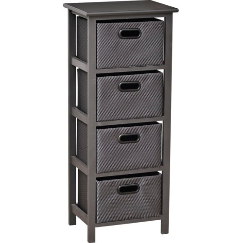 Έπιπλο Mdf με 4 Συρτάρια από Polyester