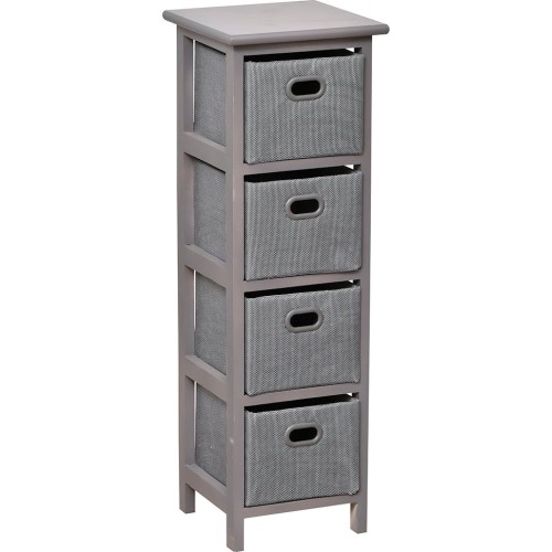 Έπιπλο Mdf με 4 Συρτάρια από Polyester