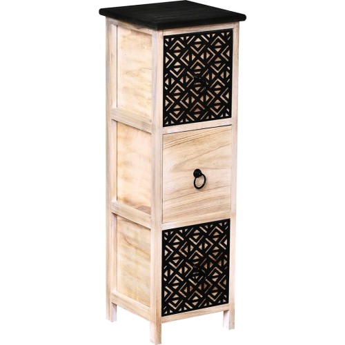 Έπιπλο Ξύλινο/Mdf με 3 Συρτάρια Αποθήκευσης