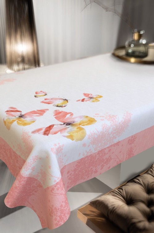 Τραπεζομάντηλο Saint Clair 1039 Coral, διάσταση 145X180
