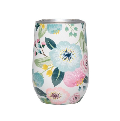 Chic Mic CUP Bioloco office pastel flowers 420ml 6x8x13 cm