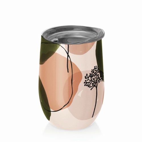 Chic Mic CUP Bioloco olive & peach 420ml 6x8x13 cm