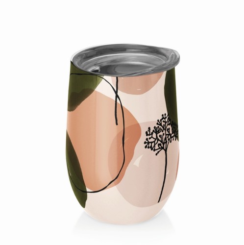 Chic Mic CUP Bioloco olive & peach 420ml 6x8x13 cm