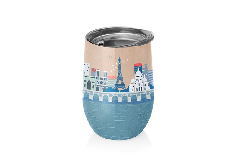 Chic Mic CUP Bioloco office Paris 420ml 6x8x13 cm
