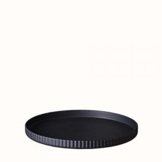 Chic Mic PLA bioloco plant small plate – dark grey 20 cm x 2 cm