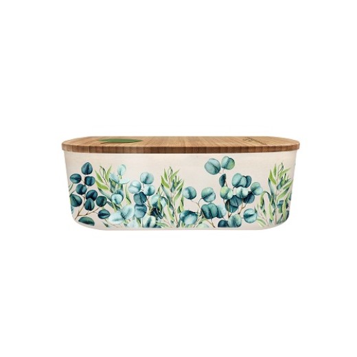 Chic Mic Bioloco plant lunchbox oval - eucalyptus (18×9,5×6) cm