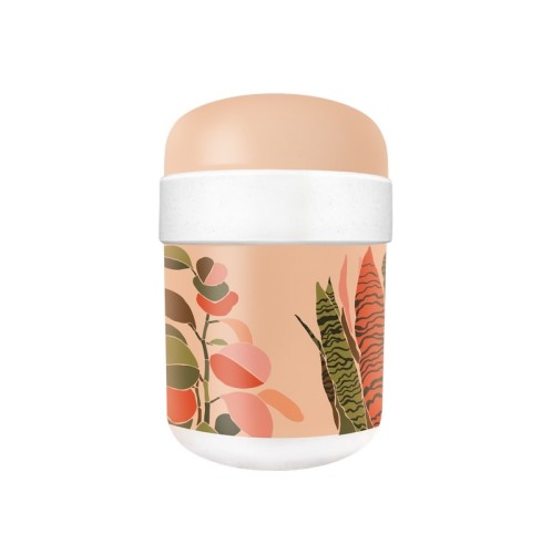 Chic Mic bioloco plant lunchpot – colorful leaves  9,6×9,6×15,2cm