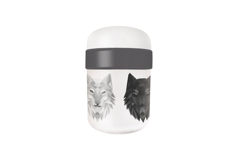 Chic Mic bioloco plant lunchpot – wolf 9,6×9,6×15,2cm
