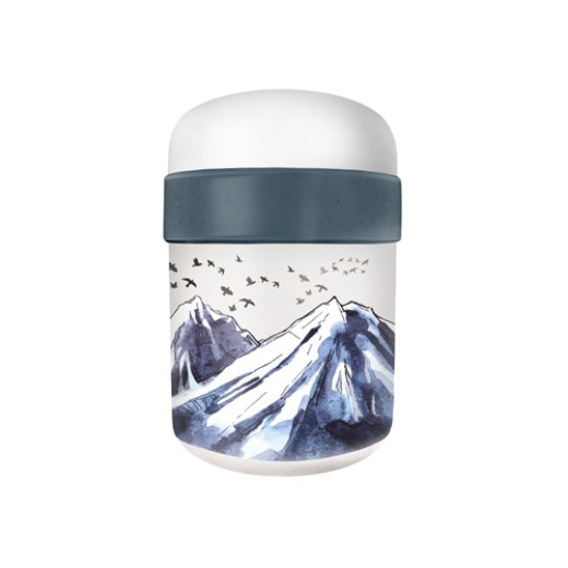Chic Mic bioloco plant lunchpot –  mountains 9,6×9,6×15,2cm