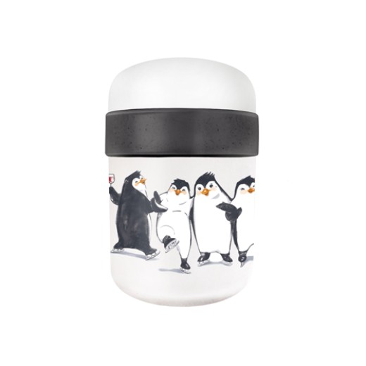 Chic Mic bioloco plant lunchpot – penguins 9,4 x 9,4 x 15 cm