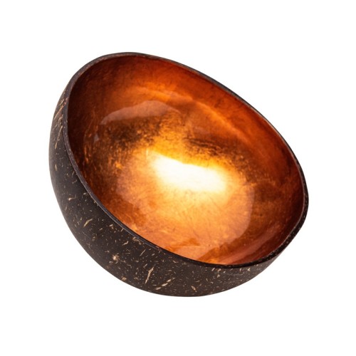 Deco Coconut Bowl – shiny copper 13-15 cm