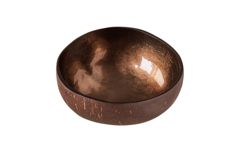 Deco Coconut Bowl – shiny espresso 13-15 cm