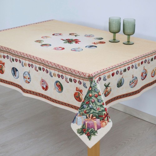 Χριστουγεννιάτικο Τραπεζομάντηλο 140x180 (Σχ. 8928)