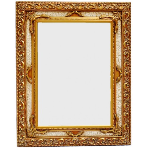 Καθρέφτης Παρ/μος Ταγιαρισμένος, Ξύλινος Και Σκαλιστός. Antique Gold 50x70 cm.