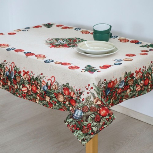 Χριστουγεννιάτικο Τραπεζομάντηλο 140x180 (Σχ. 8820)