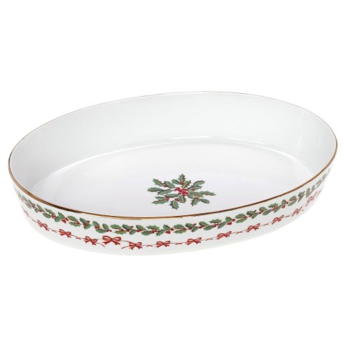 CRYSPO TRIO Noel οβάλ πυρίμαχο πορσελάνης 41cm
