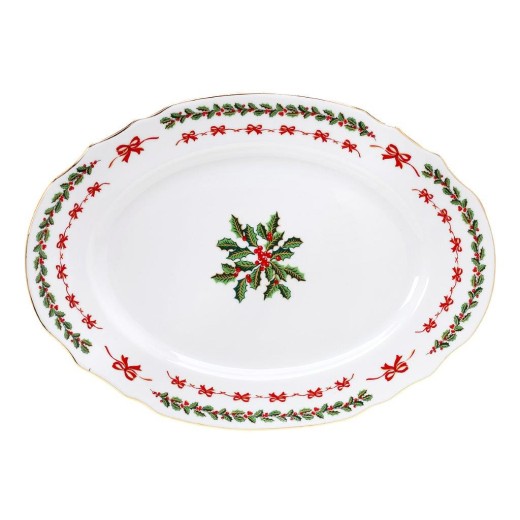 CRYSPO TRIO Noel Πιατέλα πορσελάνης οβάλ 38 cm