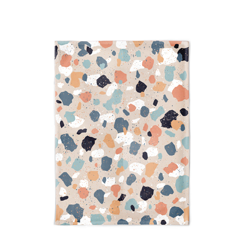 Organic kitchen towel – Terrazzo 50 x 70 cm