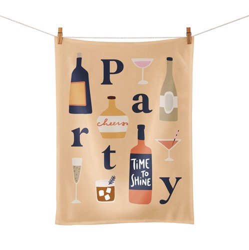 Organic kitchen towel – Party 50 x 70 cm