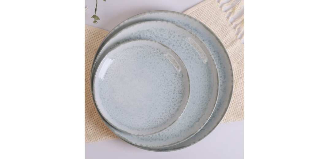 Cryspo Trio Σερβίτσιο Πιάτων PLUTO in-glase decoration σετ 20 τεμαχίων πορσελάνης 