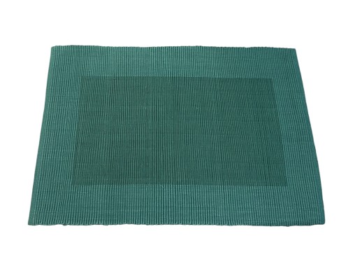 Σουπλά σετ 6 τεμαχίων βαμβακερά πράσινα 49x34cm