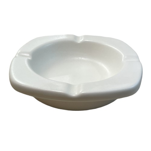 Τασάκι χειροποίητο Ελληνικής προέλευσης λευκό ματ 17x17x5cm