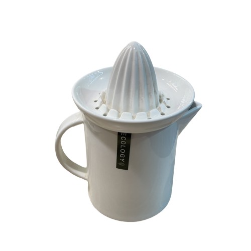 Κανάτα/Αποχυμωτής οικολογικής πορσελάνης 23x15x22cm