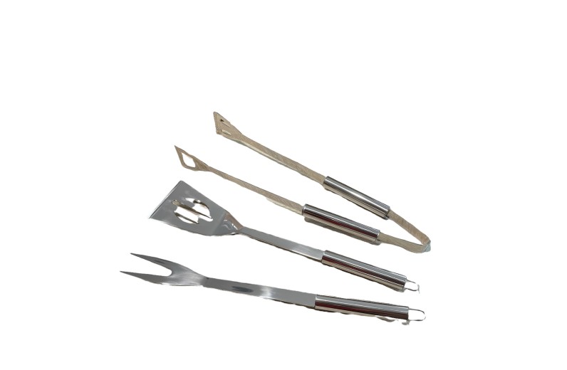 Barbecue σετ 3 τεμ. μεταλλικό 37-43cm σε κουτί δώρου 