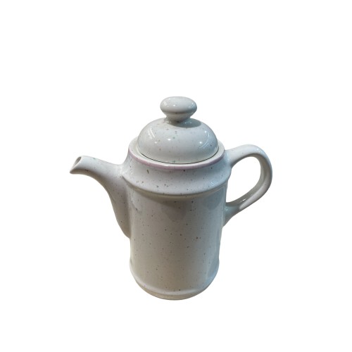 Vintage Τσαγιέρα Αγγλικής προέλευσης 14x24x22 εκ. (Light Pink Dots)