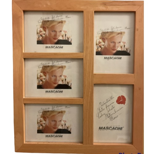 Πολυκορνίζα 5θέσεων για 10x15 φωτογραφία MASCAGNI 29x35x2 cm